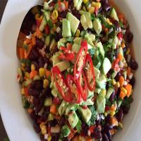Mexican Bean Salad with Avocado Salsa_image