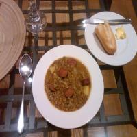Spanish Lentil Soup With Chorizo_image