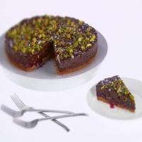 Pistachio, Cherry and Chocolate Tart image