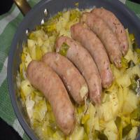 Leek Stewpot With Sausages (Swiss Papet Vaudois)_image