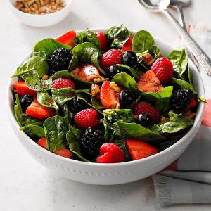 Four-Berry Spinach Salad_image