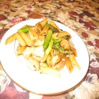 Penne With Chicken and Roasted Asparagus image