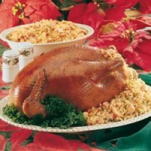 Roast Chicken with Creole Stuffing_image
