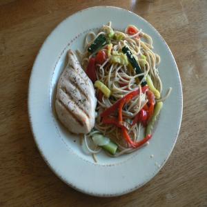 Chicken Piccata With Summer Vegetable Pasta_image