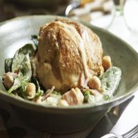 Creamy Chicken with Spinach and Chickpeas image