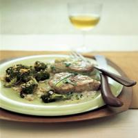 Pork Medallions with Mustard-Chive Sauce image