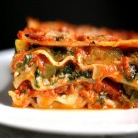 Lasagna With Spinach and Roasted Zucchini_image