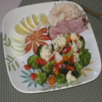 Cauliflower and Broccoli Salad With Poppy Seed Dressing image