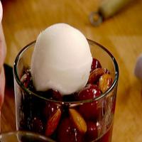 Sauteed Cherries with Grappa and Almonds_image