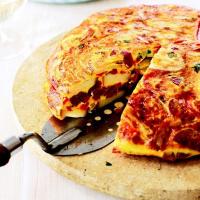 Spanish Tortilla with Chorizo and Peppers_image