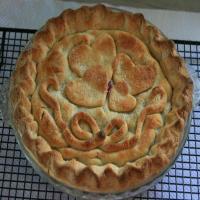 Huckleberry Pie with Homemade Pie Crust image