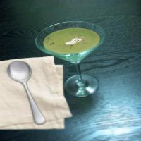 Chilled Green Pea Soup with Mint and Avocado_image