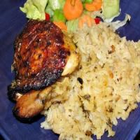 One Pot Greek Chicken and Lemon Rice_image