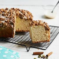 Coffee Cake with Chai-Spiced Crumb Topping and Bourbon Glaze_image