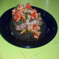 Tuna Mignon With Tomato Sherry Vinaigrette_image