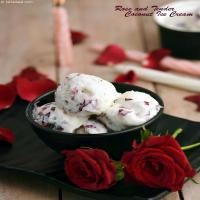 Rose and Tender Coconut Ice Cream_image