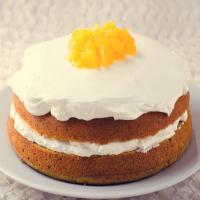 Pumpkin Angel Food Cake With Ginger-Cream Filling_image