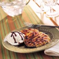 Grilled Cardamom-Scented Pineapple with Vanilla Ice Cream image