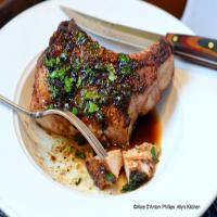 Grilled Bone in Pork Chop with Beurre Blanc Sauce Recipe - (4.6/5)_image