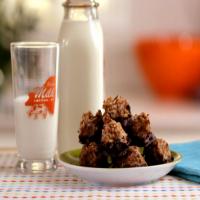 Gluten-Free Dark Chocolate Dipped Coconut Macaroons image