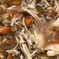 Instant Pot® Chicken and Farro Soup image