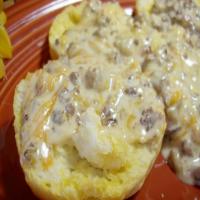 Quick, Easy and Spicy Sausage Gravy over Grits or Biscuits_image