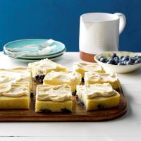 Blueberry Pan-Cake with Maple Frosting image