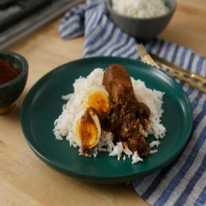 Doro Wat (Stewed Chicken Legs with Berbere and Eggs) image