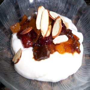 Chai-Spiced Fruit Compote With Yogurt image