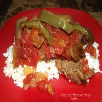 Pepper Steak With Onions & Tomatoes_image