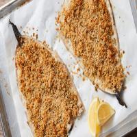 Roasted Fish With Lemon, Sesame and Herb Breadcrumbs_image