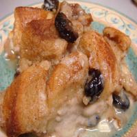 White Chocolate and Cherry Bread Pudding image