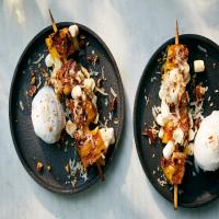 Coconut-Pineapple Skewers With Marshmallows image