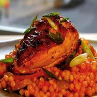 Garlic Chicken with Israeli Couscous_image