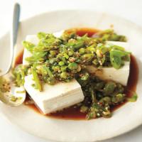 Tofu with Snap Peas and Scallions image