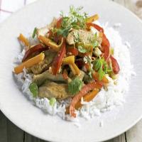 Asian Chicken-Rice Stir-Fry with Peppers_image