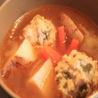 Albondigas de Pollo (chicken meatball soup)_image