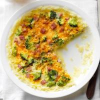 Cheesy Broccoli and Ham Quiche image