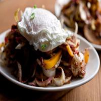 Endive and Quinoa Salad With Poached Egg image