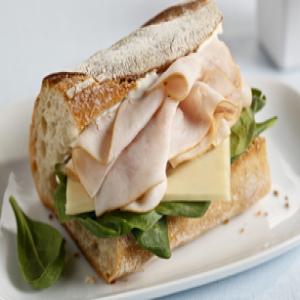Cheese & Turkey Baguette image