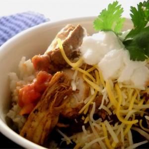 Fast Chicken Over Black Beans and Rice image