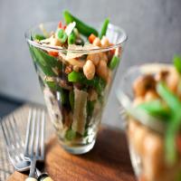 Green Bean Salad With Chickpeas and Mushrooms image