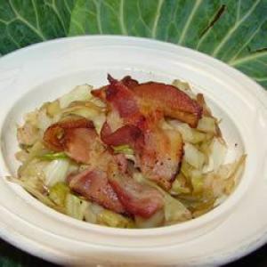 Wilted Cabbage Salad with Bacon image