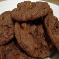 Chocolate Peanut Butter Double Chip Cookies image