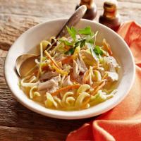 Suped-Up Traditional Chicken Noodle Soup_image