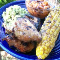 Grilled Lime Chicken Thighs image