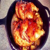 Pan Roasted Chicken W Pineapple Chile Glaze_image