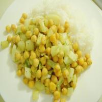Chickpeas and Fennel With Rice image