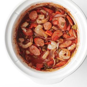 Slow-Cooker Shrimp, Sausage, and Okra Stew_image