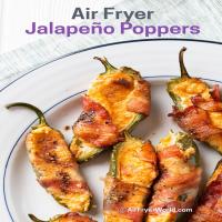 Air Fryer Bacon Wrapped Jalapeño Poppers_image